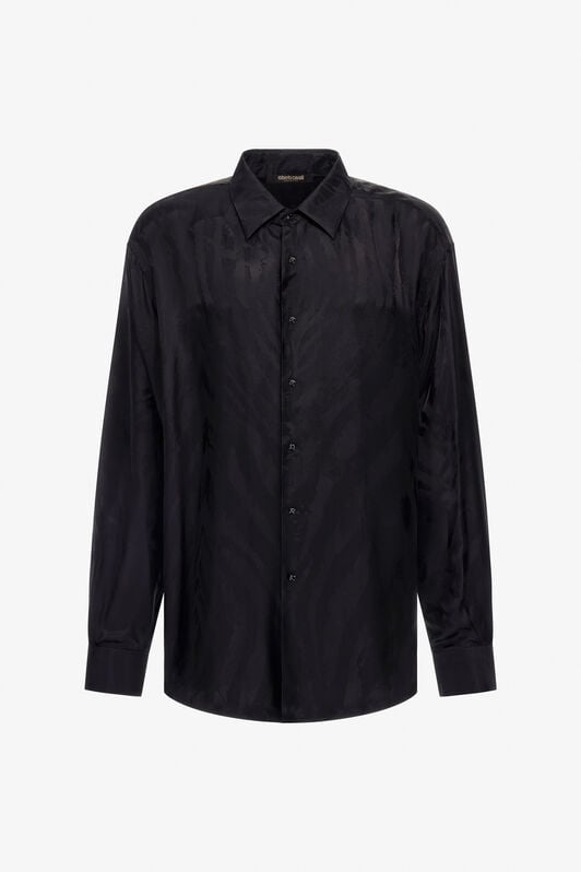 RC Embroidered Logo Shirt RC Embroidered Logo Shirt Black TRT721-DJ096
