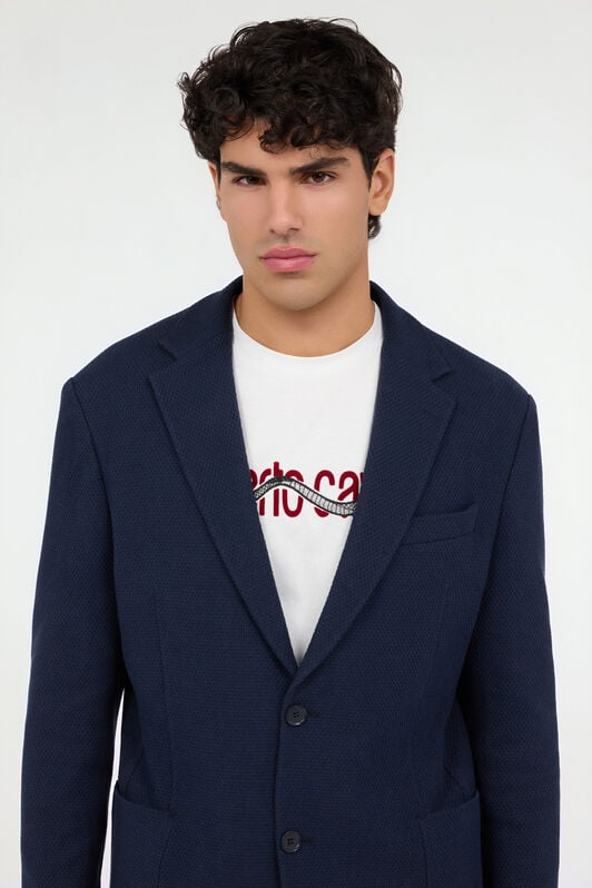 RC Unstructured Jacket in Navy Blue RC Unstructured Jacket in Navy Blue NAVY QOT40J-MAO01