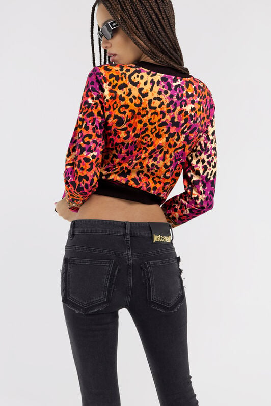 JC Just Cavalli sweatshirt JC Just Cavalli sweatshirt Fuchsia SFT090-SF935