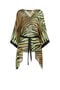 RC Zebra-Print Kaftan Dress RC Zebra-Print Kaftan Dress Hellgrün/Schwarz KSW00D-7GI20