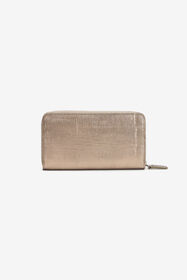 RC Serpentine Leather Wallet With Zip SILVER WKA016-PZS14