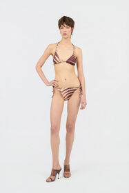 JC Natural Barb Print Bikini 751 BEIGE + 709 MARR WFM032-WF751