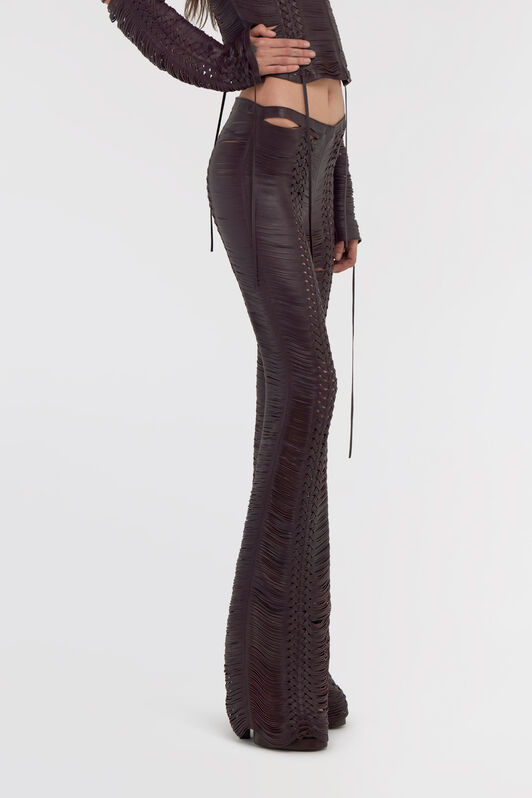 RC Leather pants Schwarz SWP201-PN002