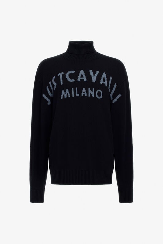 JC Just Cavalli Turtleneck sweater JC Just Cavalli Turtleneck sweater Black TFM006-TF026
