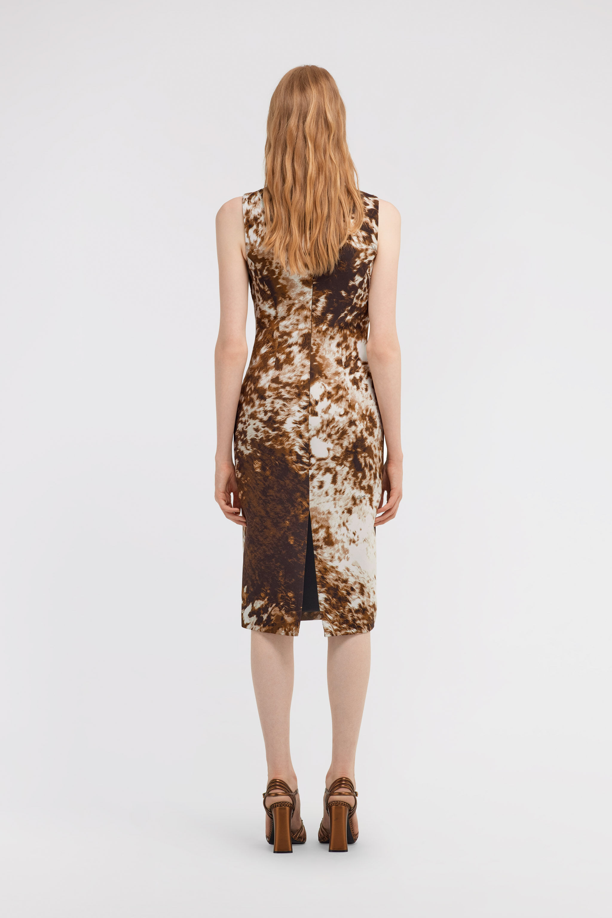 RC Appaloosa print Dress RC Appaloosa print Dress Brown TKT127-ORN08