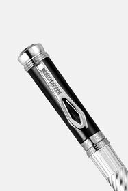 RC Penna incisa nera e color argento  QALG74-IG389