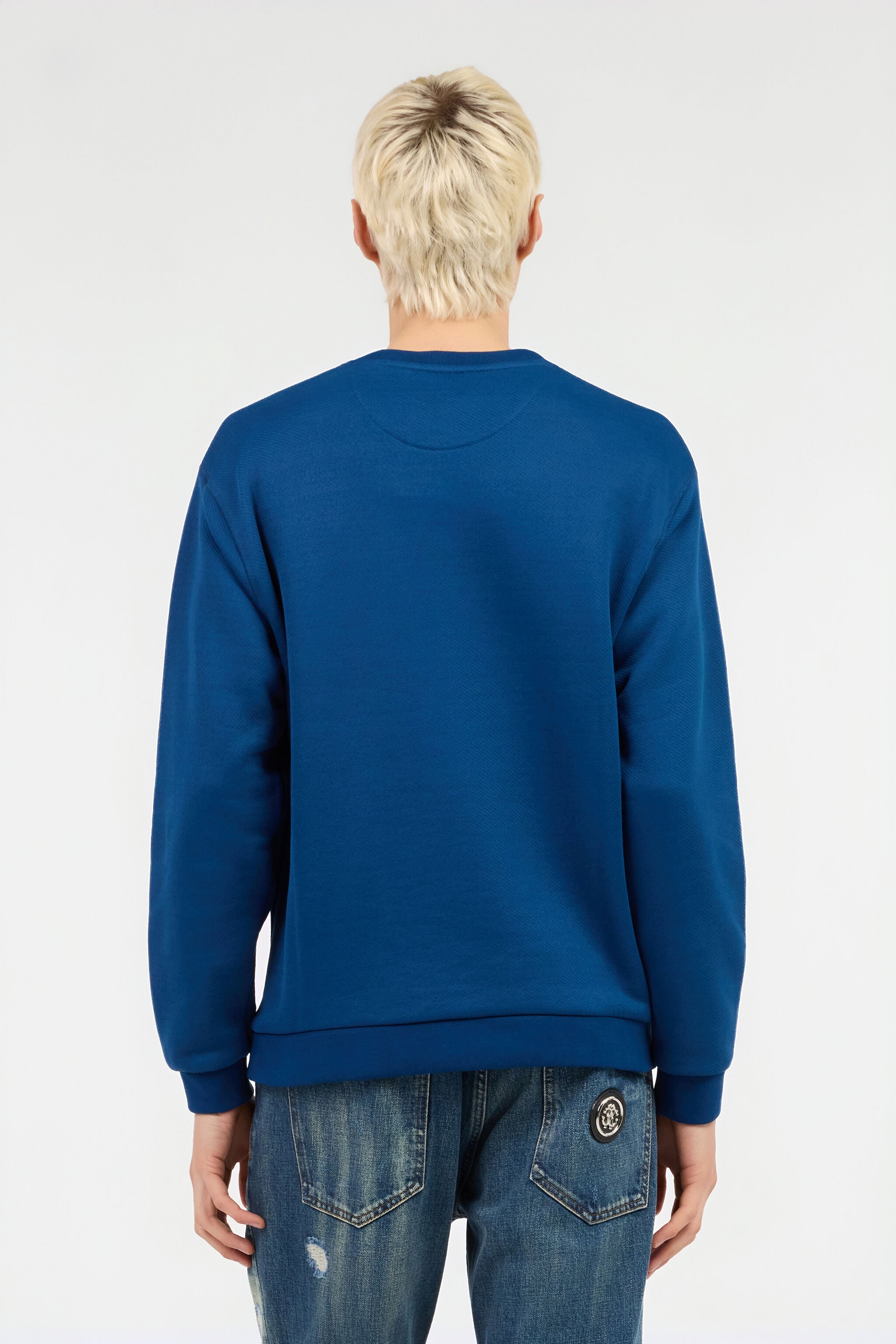 RC Marble Print Sweatshirt RC Marble Print Sweatshirt BLUE ROT66A-CF059