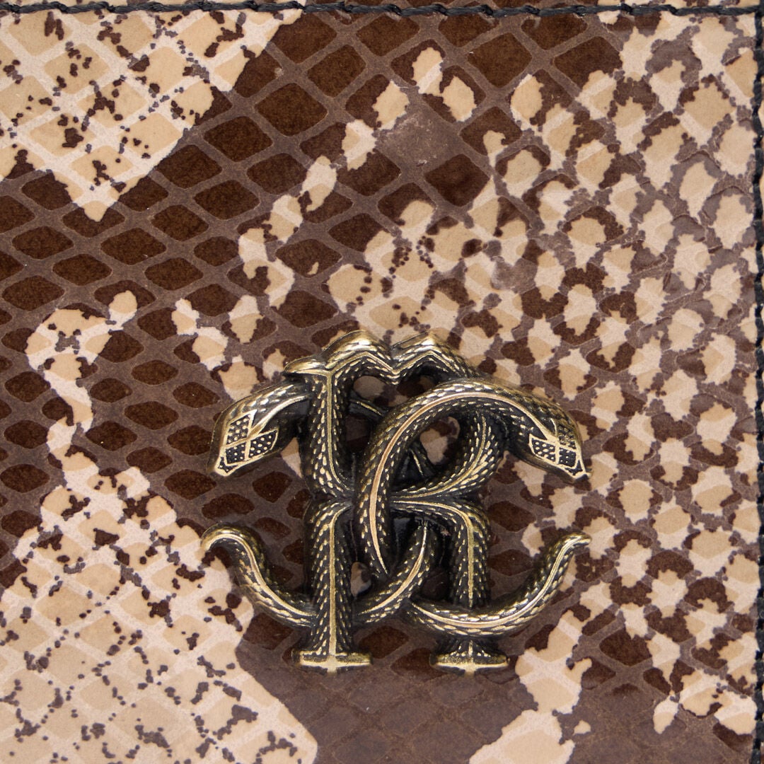 RC Tarjetero con Cremallera y Estampado de Pitón RC Tarjetero con Cremallera y Estampado de Pitón ROCK BEIGE QOA00E-PZO36