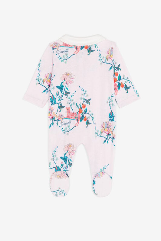 JU Floral-Print Babygrow Set JU Floral-Print Babygrow Set Pink RJT827-JFG81
