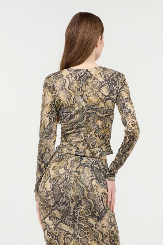 JC Top With Python Print JC Top With Python Print CORTECCIA UFT136-UF190