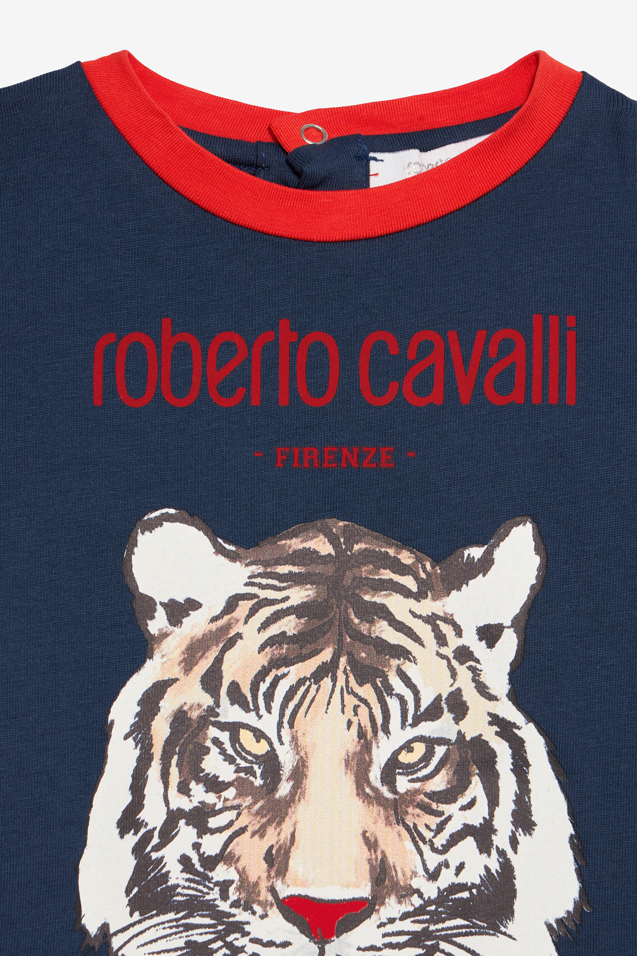 JU Cotton T-shirt with print JU Cotton T-shirt with print NAVY VJT612-JD001