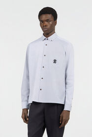 RC Striped Shirt With Monogram RC WHITE/BLACK SOT70F-CH100