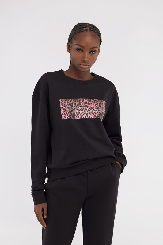 RC Sweatshirt with signature Black NOT67D-CF052