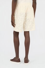 JC Elfenbeinfarbene Bermuda-Shorts OFF WHITE WFT021-WF048