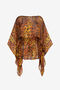 RC Jaguar-Print Silk Kaftan RC Jaguar-Print Silk Kaftan Orange OQW02K-XTD02