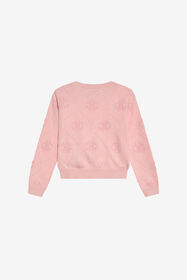 JU Jersey de punto rosa blush con monograma PINK HEAV. XJM61K-MQS84
