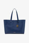 RC Shopping Bag In Pelle Blu Con Monogram RC Blu SKB016-PZ241