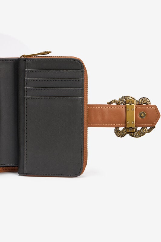 JC Light Beige Wallet with Logo Tag JC Light Beige Wallet with Logo Tag LIGHT BEIGE VFP027-VF862