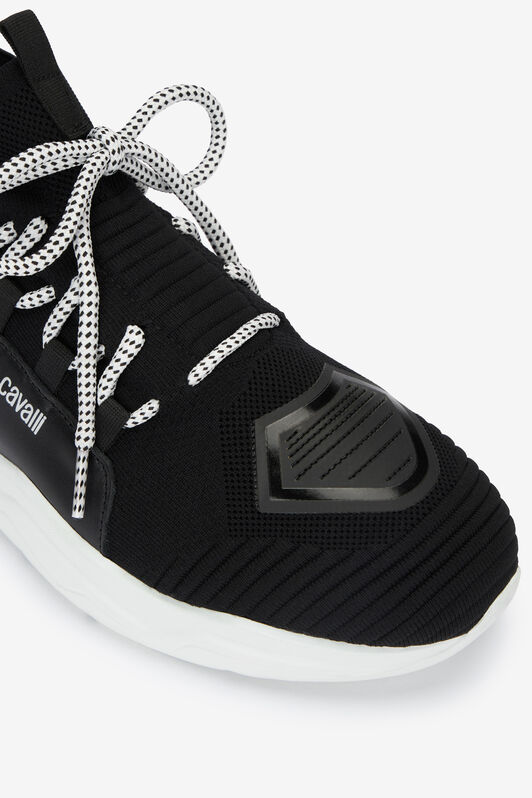 RC Slip-on sneakers with laces Black POS00B-PZO05