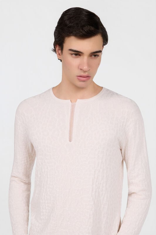 RC Pullover in Cotton and Cashmere RC Pullover in Cotton and Cashmere WHITE XNM900-MG007