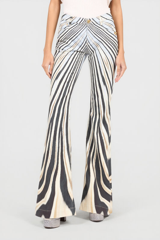 RC Jeans Svasati Stampa Zebra RC Jeans Svasati Stampa Zebra NATURAL/BLACK XQJ205-DAT26