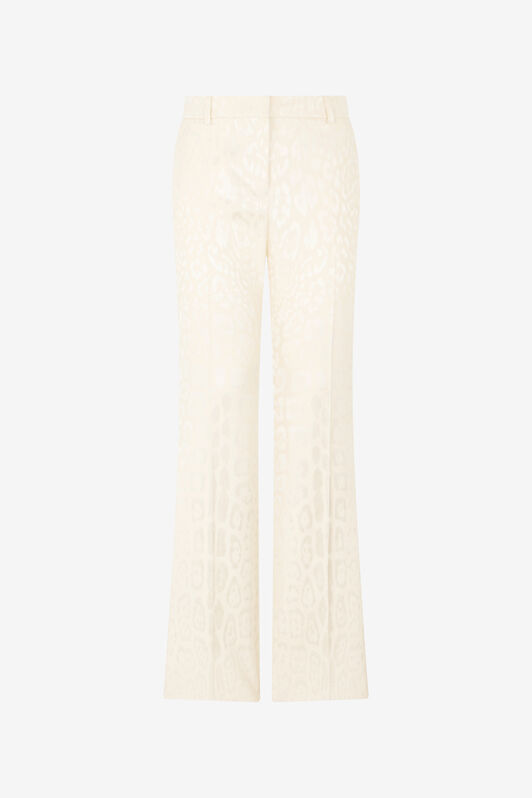 RC Pantaloni Avorio Con Motivo Jaguar RC Pantaloni Avorio Con Motivo Jaguar IVORY XQT207-TJ033