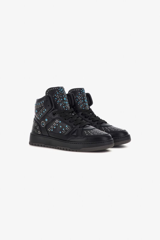 RC High-top sneakers with studs RC High-top sneakers with studs Black RRS019-PZB24