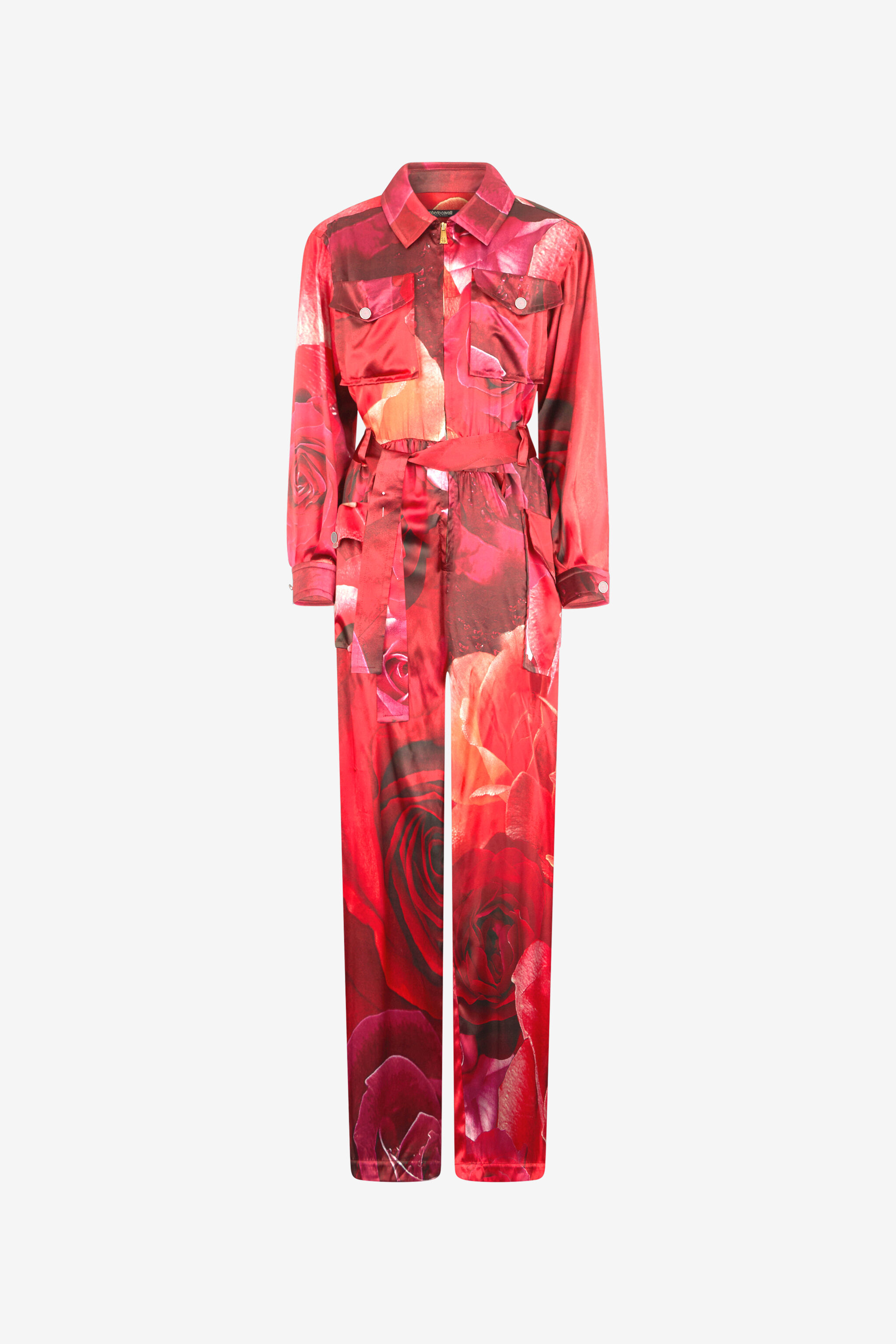 RC Mono camisero con estampado de rosas RC Mono camisero con estampado de rosas Rojo UKT100-RYN48