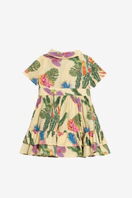 JU Abito Stampa Tropicana YELLOW WJT109-7MR12