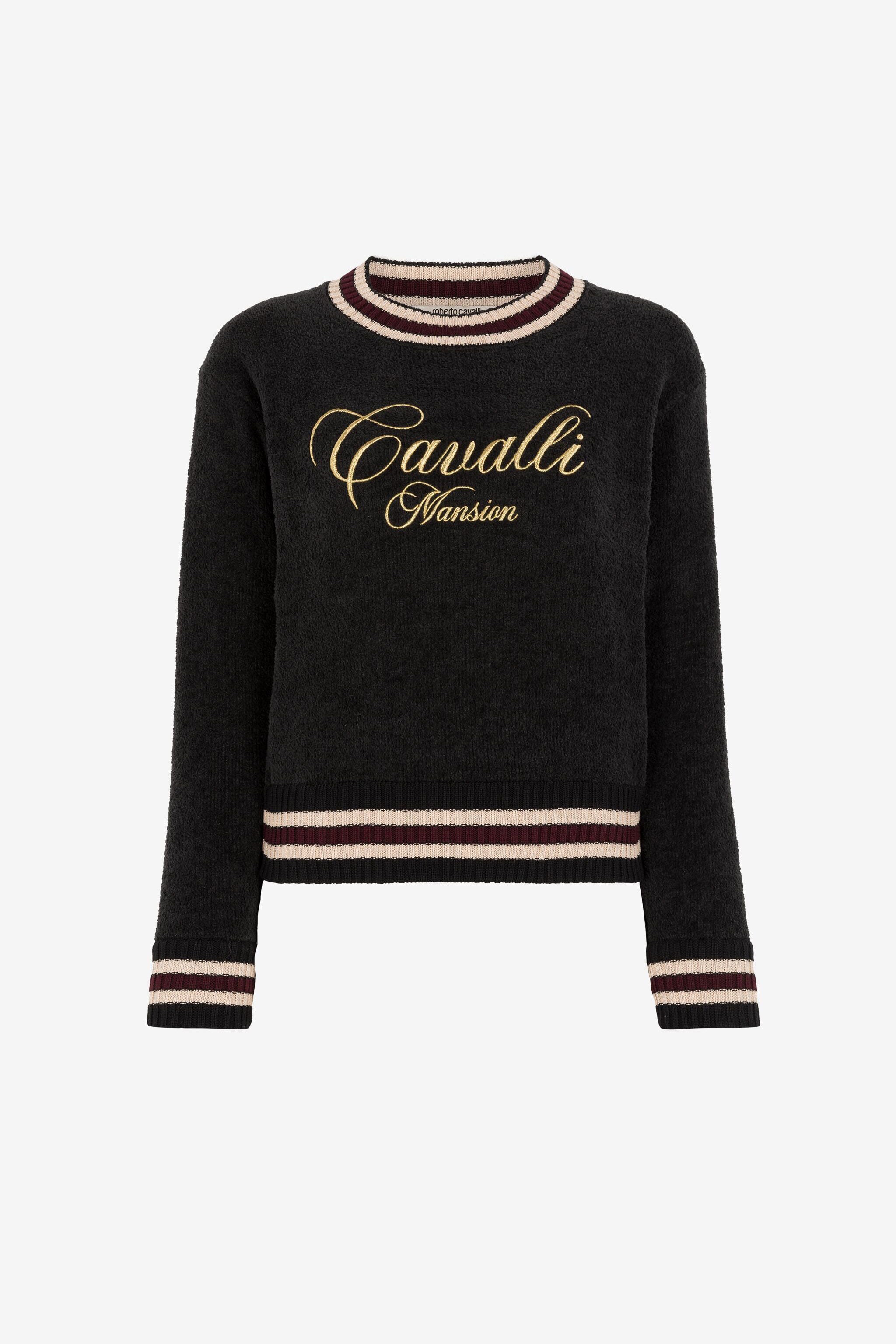 RC Logo-Embroidered Sweater RC Logo-Embroidered Sweater Black OKM614-MR001