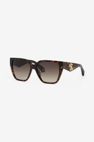 RC Lunettes de soleil avec partie frontale large et féminine SHINY BROWN/YELLOW H UALD16-ID211