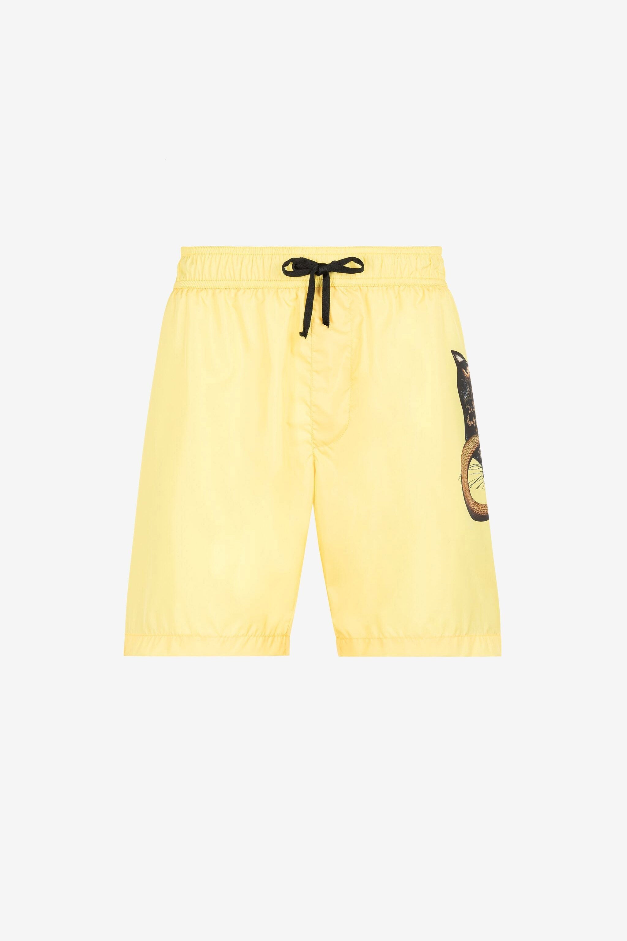 RC Jaguar And Snake-Print Swim Shorts RC Jaguar And Snake-Print Swim Shorts Yellow ONH05C-SB053