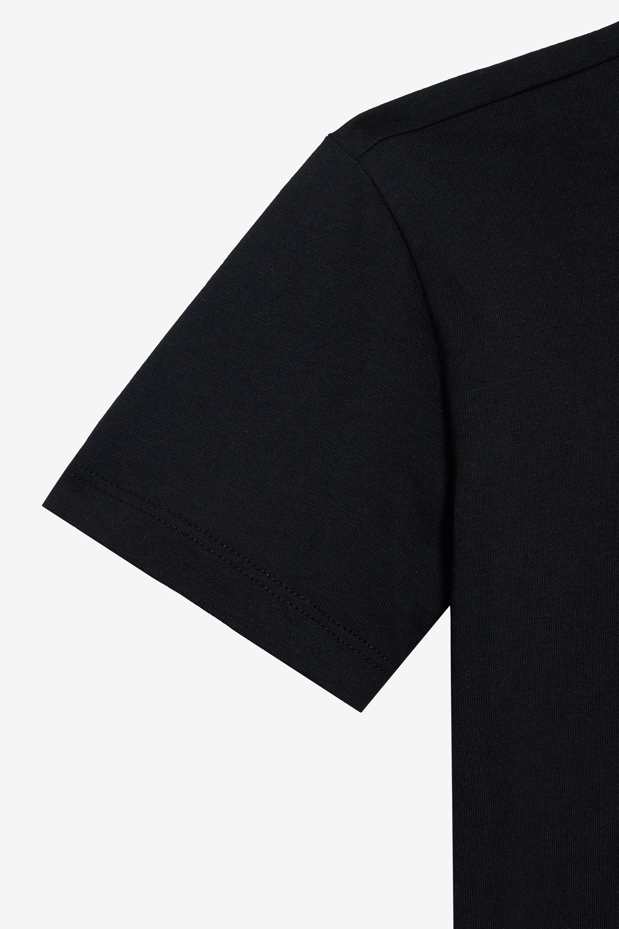 JU Cotton T-shirt with print JU Cotton T-shirt with print BLACK VJT60B-JD001