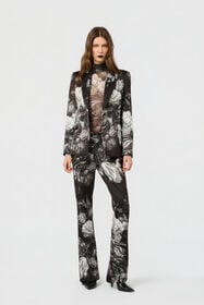 RC Pantalones Estampado Fiammingo Flowers BLACK/GREY XWT208-NVT77