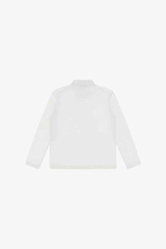 JU Monogram Polo Shirt JU Monogram Polo Shirt White TJT61E-KB002