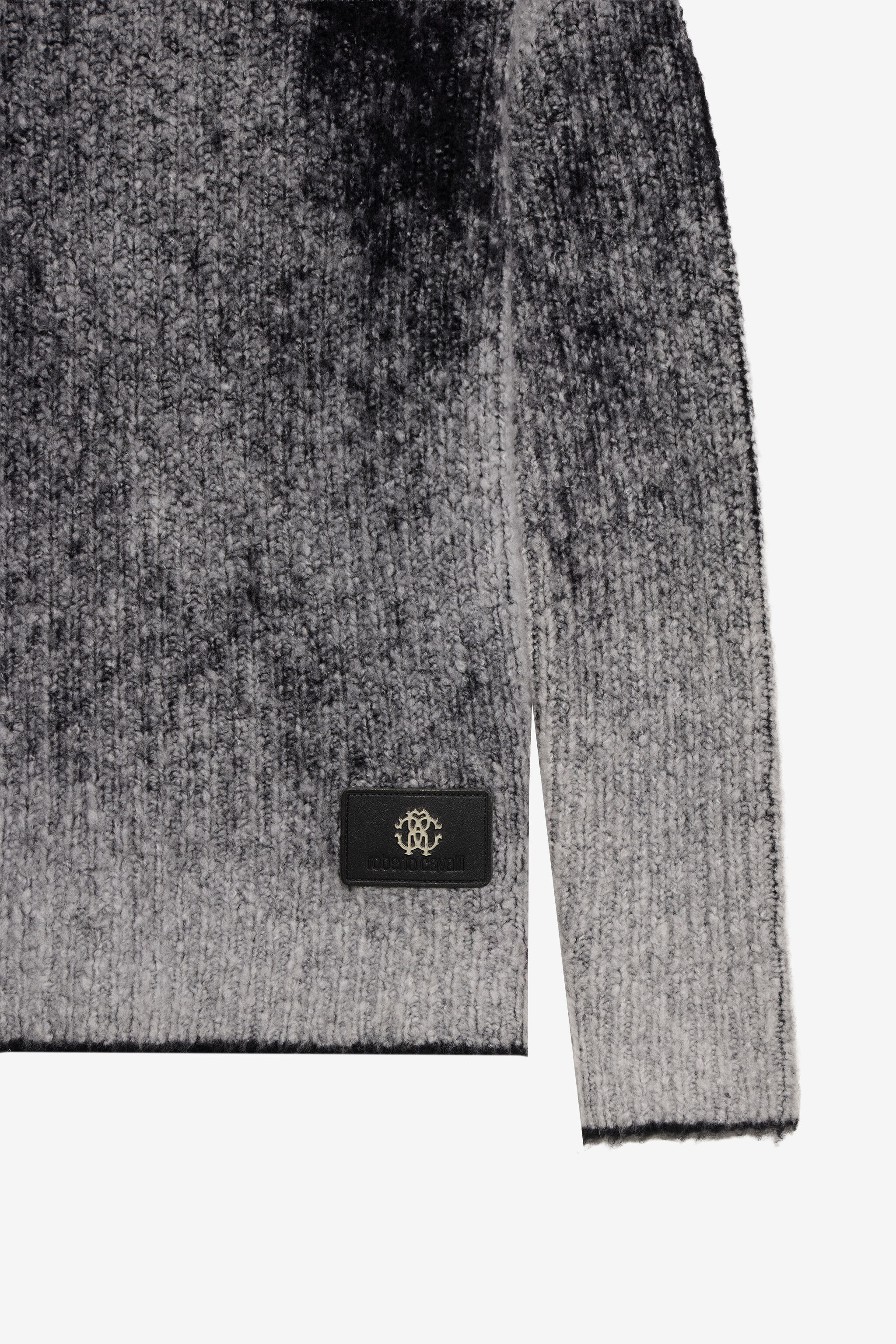 JU Ombré-Strickpullover JU Ombré-Strickpullover BLENDED GREY/BLACK XJM60L-LK001