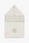 JU Nido per neonati in cotone con stampa RC Monogram JU Nido per neonati in cotone con stampa RC Monogram Bianco TJT825-JD001