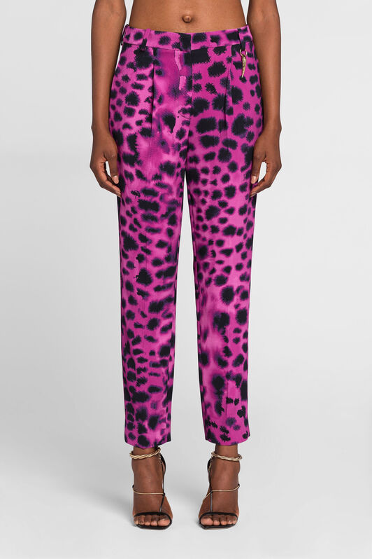 RC Murena Print Trousers Purple QKT206-7OF49