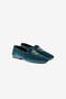 RC Mirror Snake-Embroidered Velvet Loafers RC Mirror Snake-Embroidered Velvet Loafers OTTANIO PKS001-PZA95