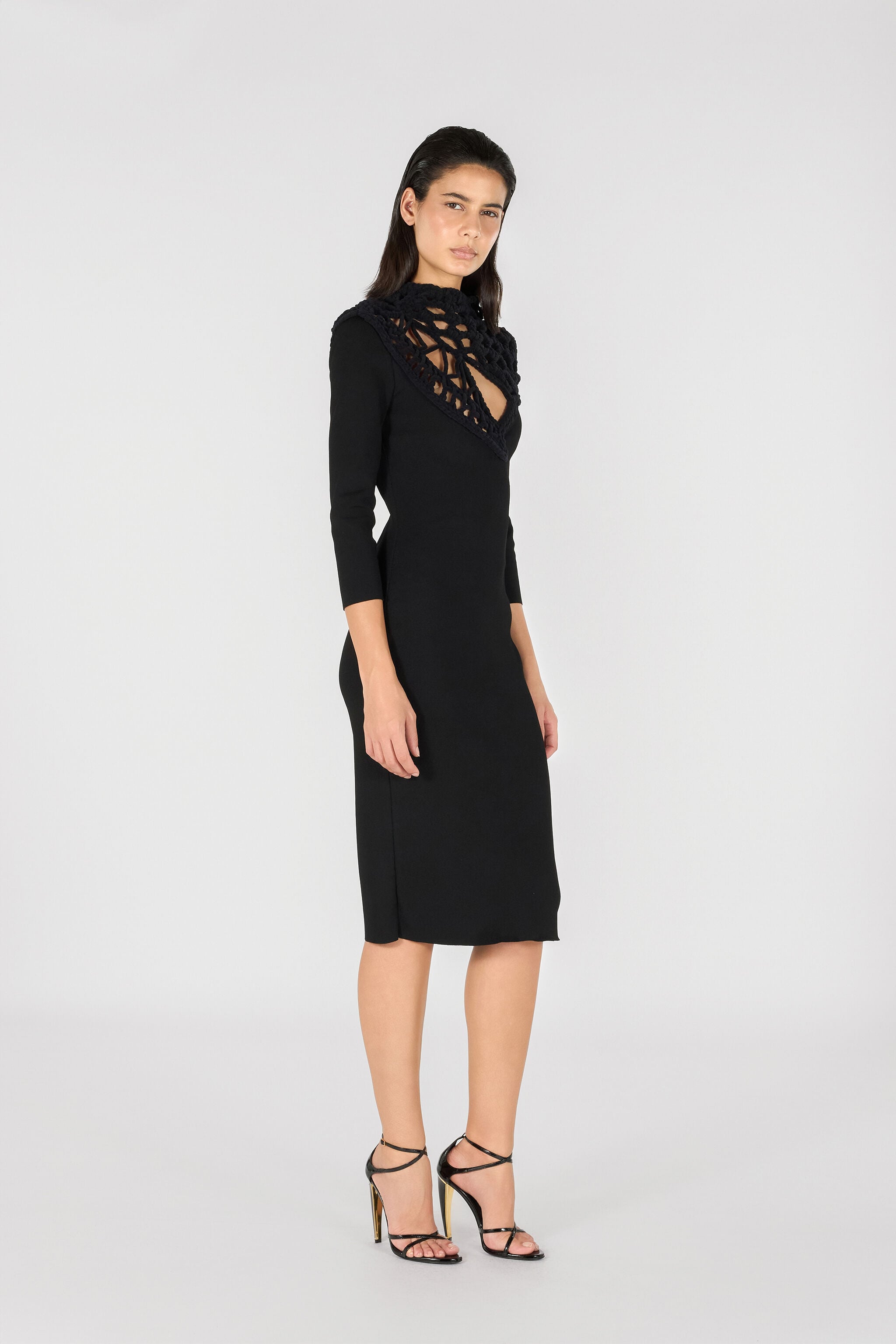 RC Midi dress with cut-out RC Midi dress with cut-out Black TWM103-MI014