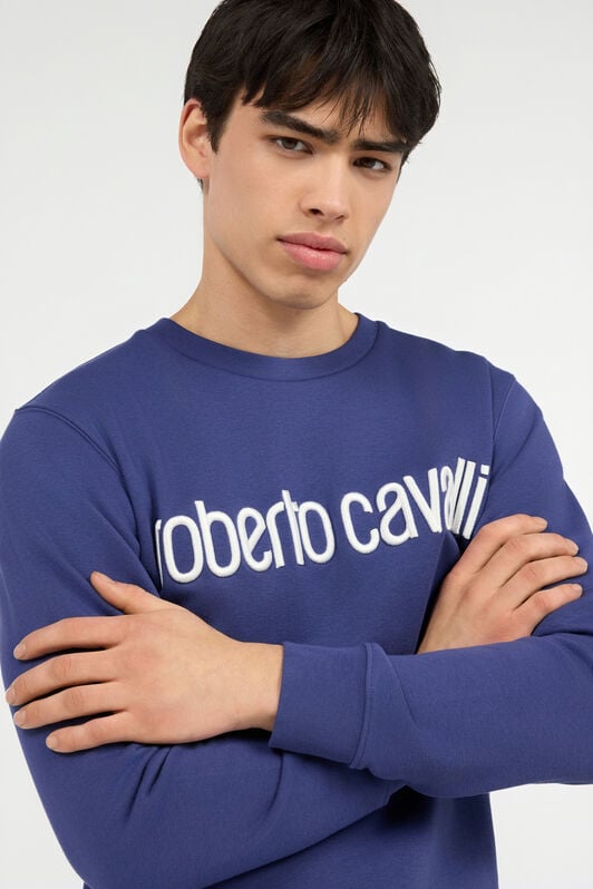 RC Blue Sweatshirt with Logo RC Blue Sweatshirt with Logo NAVY POT66A-CF052