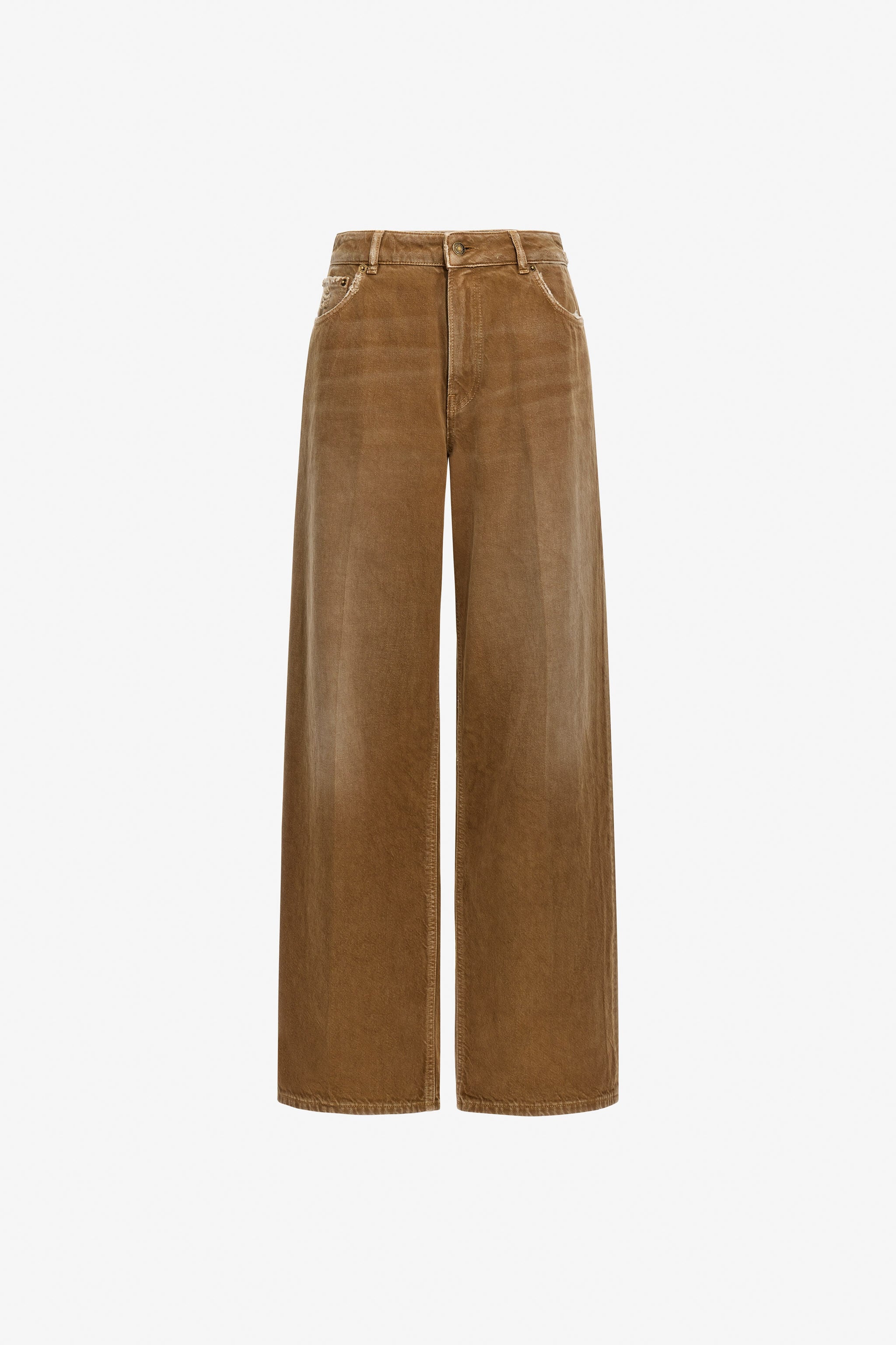 RC Wide Leg Jeans RC Wide Leg Jeans Brown TKJ207-DE001