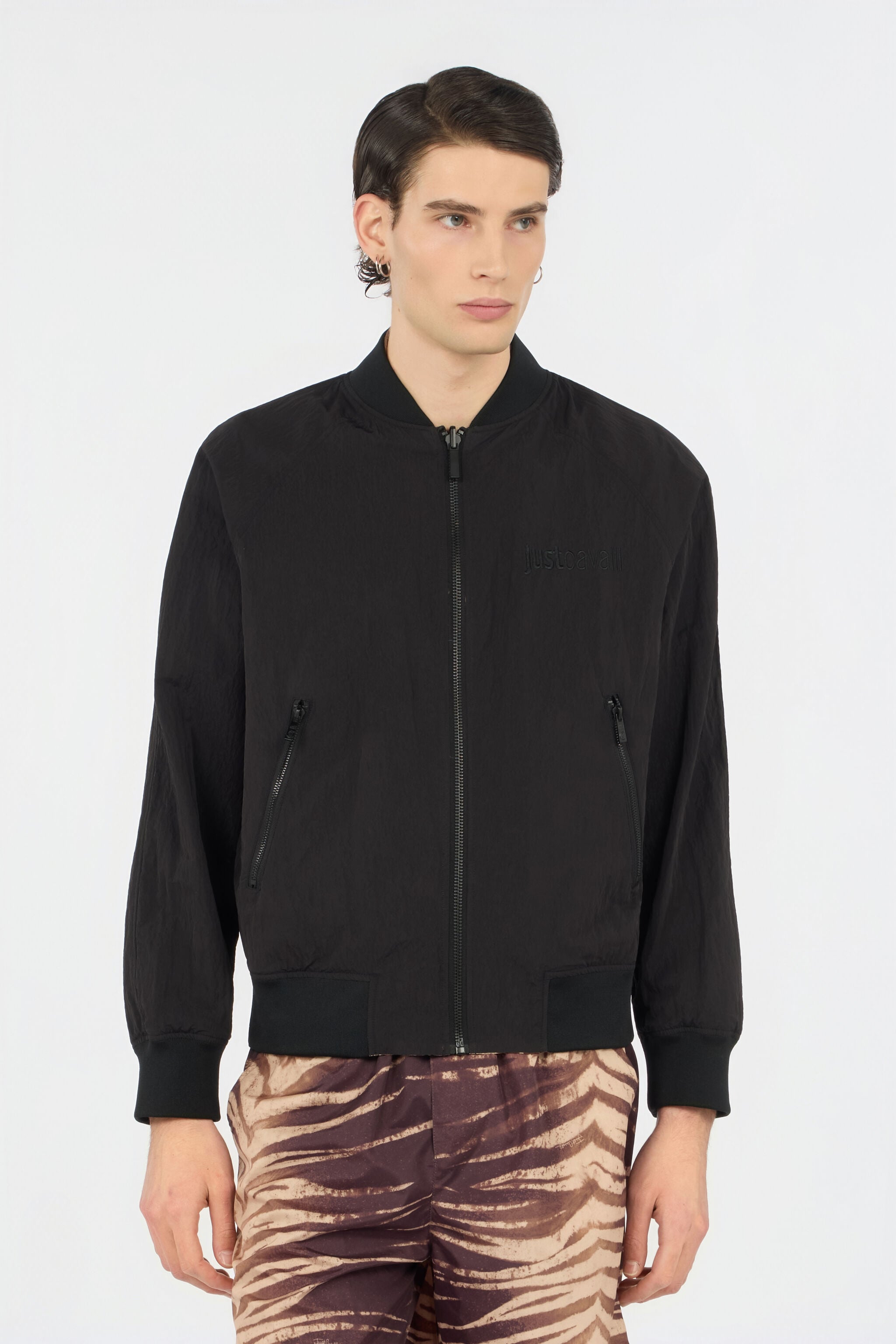 JC Veste Imprimé Natural Barb Noire JC Veste Imprimé Natural Barb Noire BLACK WFT129-WF185