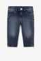 JU Jeans mit Monogramm-Stickerei JU Jeans mit Monogramm-Stickerei Dunkelblau QJJ206-DS015