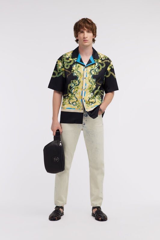 RC Short-sleeve Lemon Snake shirt RC Short-sleeve Lemon Snake shirt Black/Yellow SRT761-CDL41