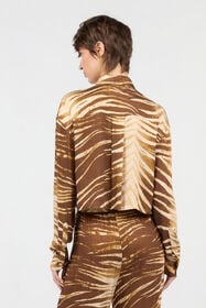 JC Natural Barb Print Shirt SABBIA WFT251-WF649