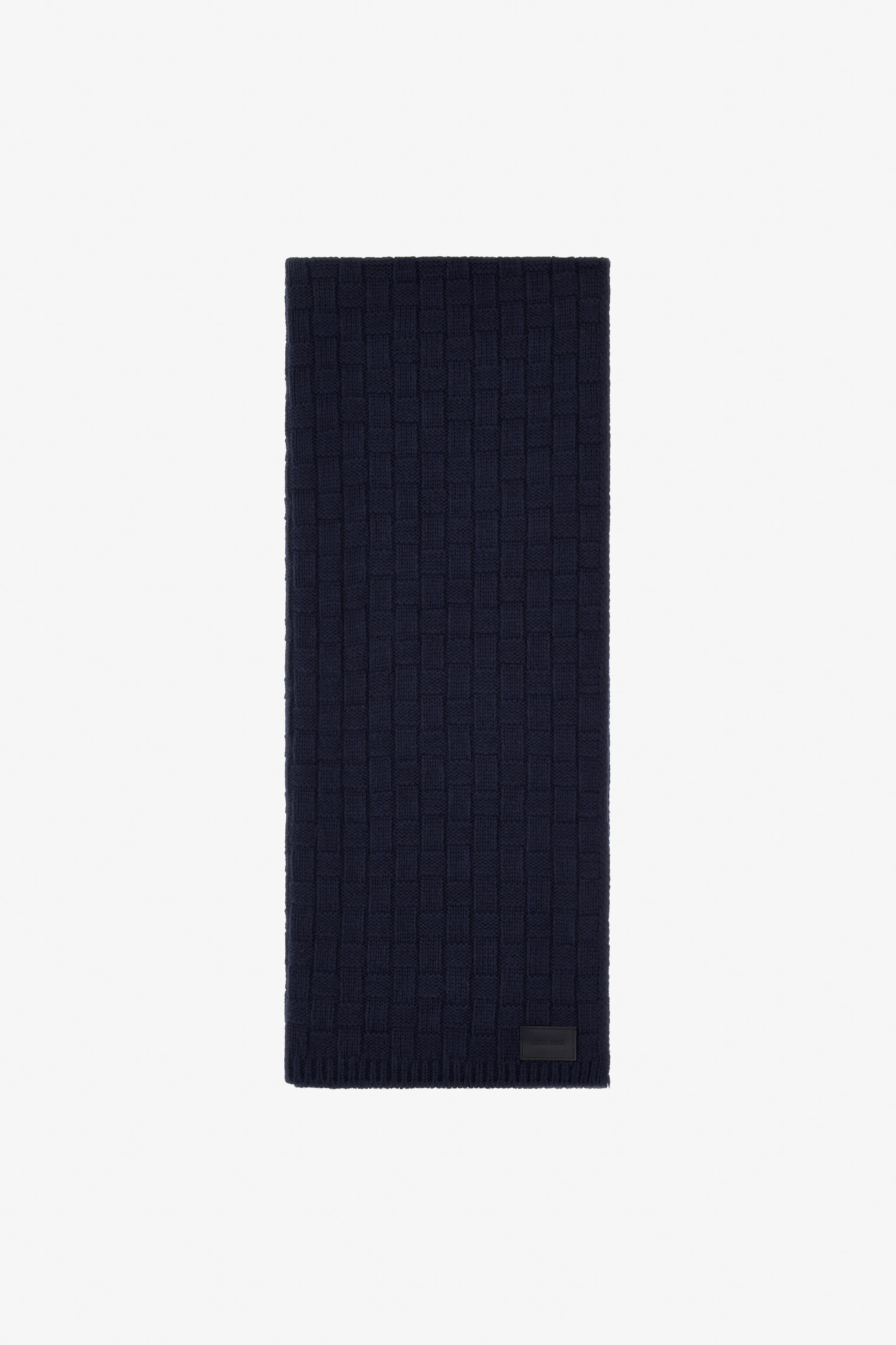 RC Alpaca Blend Scarf with Branded Tag RC Alpaca Blend Scarf with Branded Tag Dark blue TALR53-IR070
