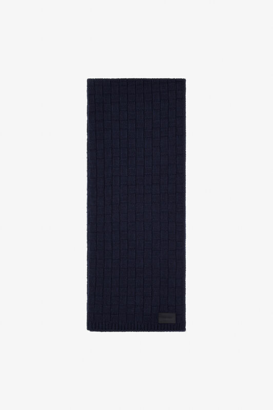 RC Alpaca Blend Scarf with Branded Tag RC Alpaca Blend Scarf with Branded Tag Dark blue TALR53-IR070