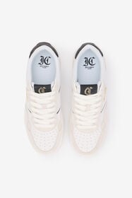 JC Zapatillas Blancas de Piel con Inserciones de Ante WHITE UFS016-UF291