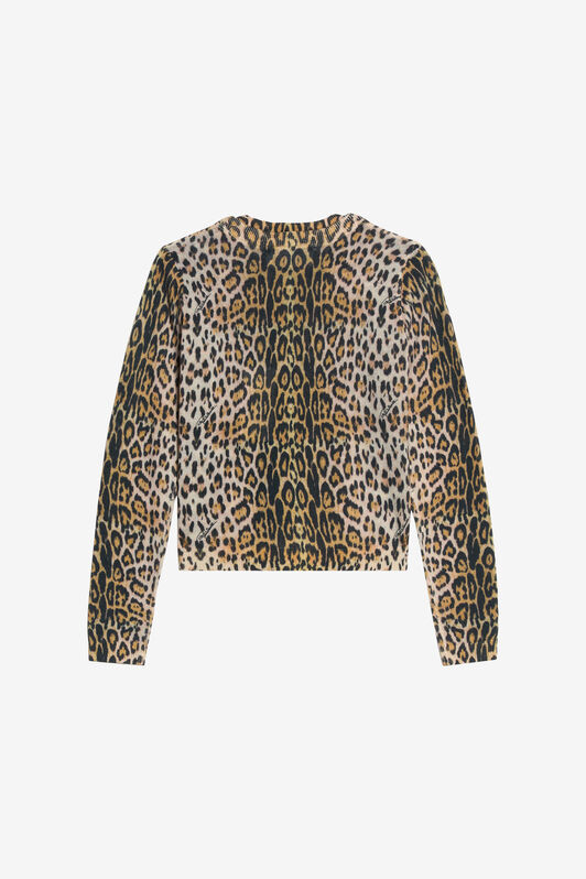 JU Strickjacke mit Leoparden-Print JAGUAR XJM90P-7HS60